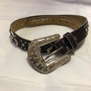 Western bling belt
